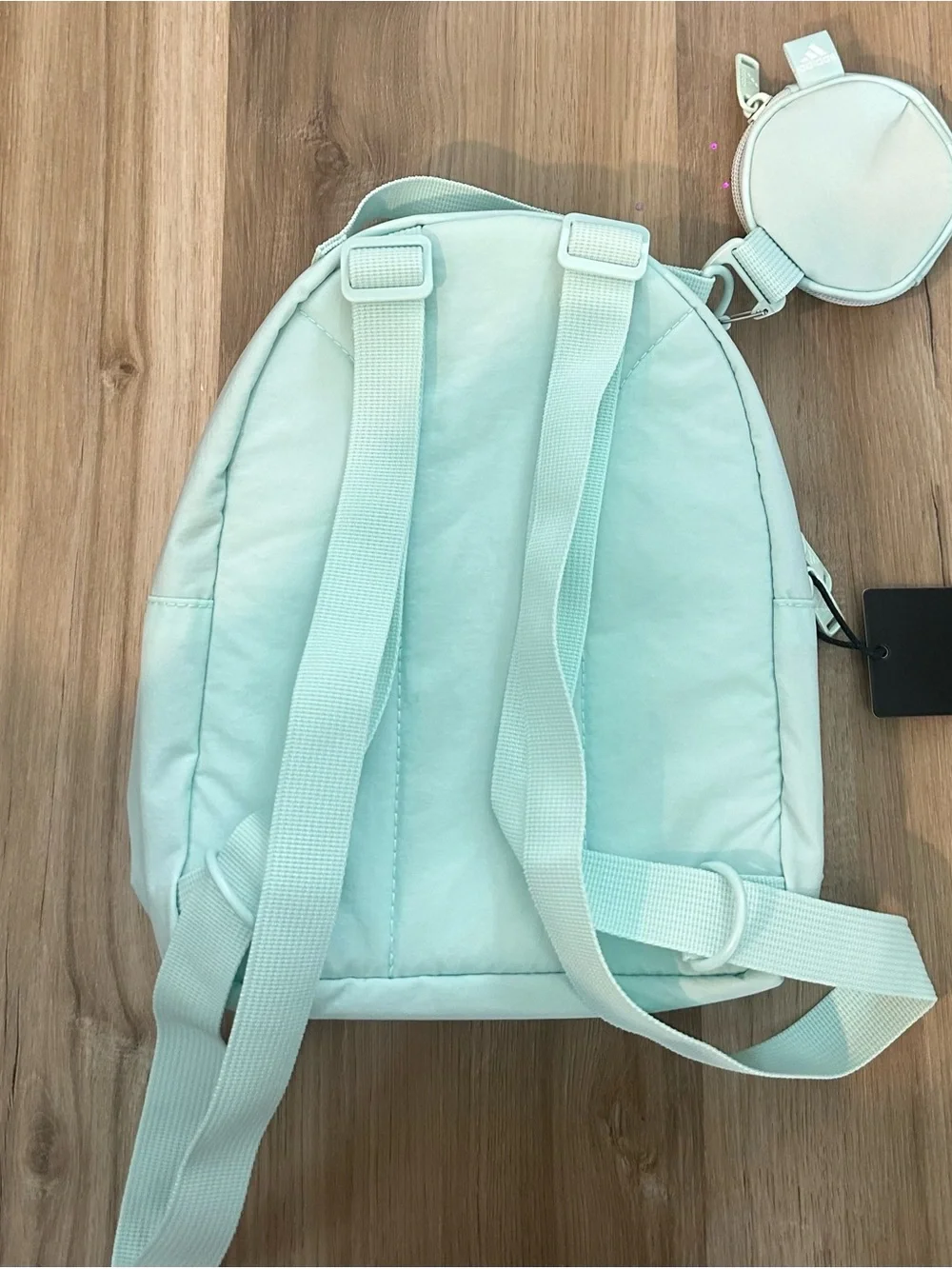 Adidas Must Have Festival Mini Travel Small Backpack Bag - Halo Mint Green - Picture 8 of 8